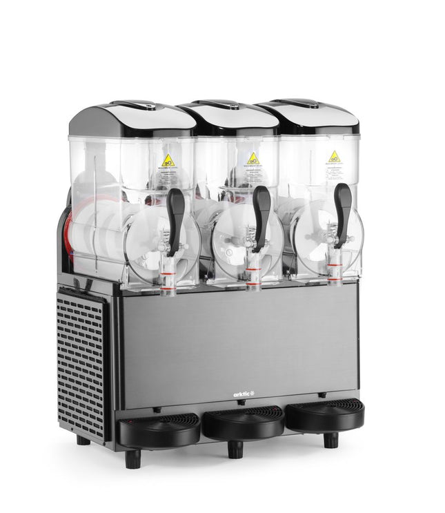 Slushmaskine, Arktic, Kitchen Line, 3 tanke, sort, 230V/1080W, 507x615x(H)810mm