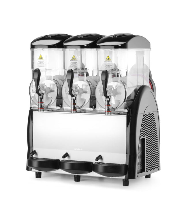 Slushmaskine, Arktic, Profi Line, 3 tanke, sort, 230V/1080W, 515x670x(H)810mm