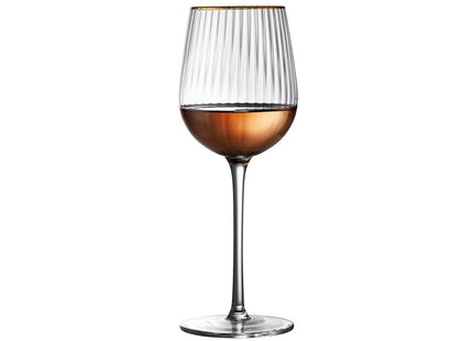 Hvidvinsglas Palermo Gold 30 cl 4 stk. - 4 pakker