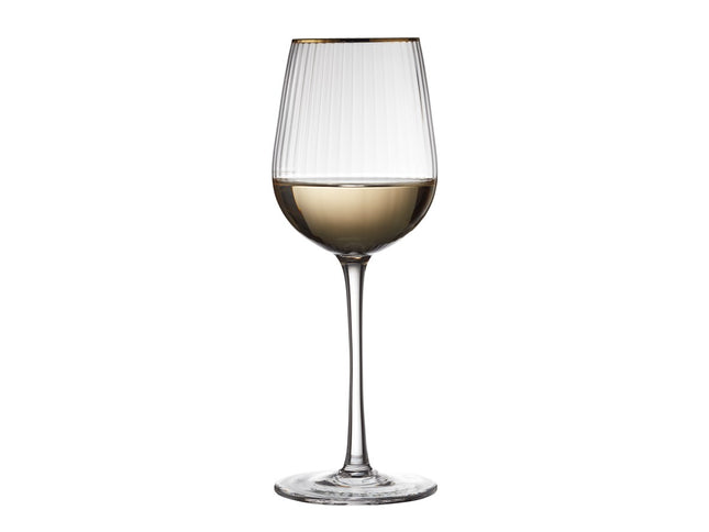 Hvidvinsglas Palermo Gold 30 cl 4 stk. - 4 pakker