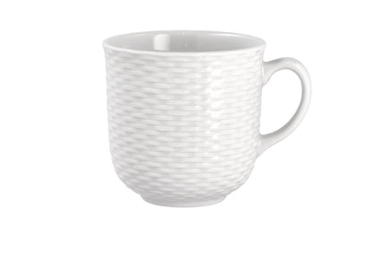 Krus Basket 37 cl Hvid Ovnfast porcelæn - 6 stk