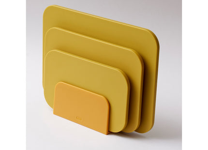 Skærebræt-sæt Choptima 35,5 x 7 x 26,5 cm Curry - 2 sæt