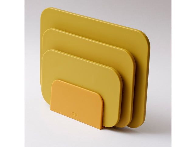 Skærebræt-sæt Choptima 35,5 x 7 x 26,5 cm Curry - 2 sæt