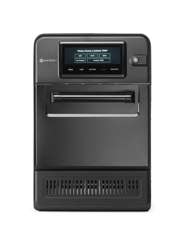 High-speed ovn CombiTurbo, HENDI, 18L, sort, 230V/3000W, 402x735x(H)608mm