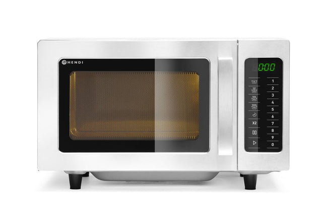 Programmerbar mikrobølgeovn 1000W, HENDI, 23L, 230V/1550W, 509x572x(H)306mm