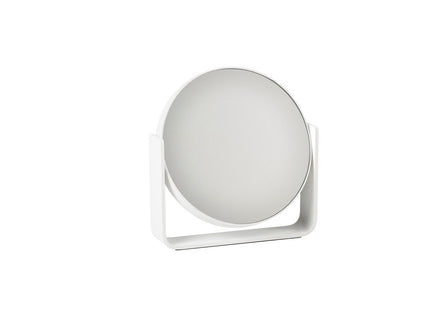 Bordspejl m. 5 x forstørrelse Ume White - 4 stk