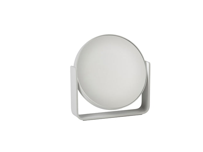 Bordspejl m. 5 x forstørrelse Ume Soft Grey - 4 stk