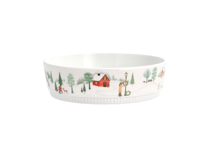 Skål lav nr. 4 Vinter Toulouse 20 cm 1,2 liter - 2 stk