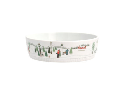 Skål lav nr. 4 Vinter Toulouse 20 cm 1,2 liter - 2 stk