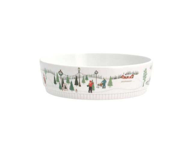 Skål lav nr. 4 Vinter Toulouse 20 cm 1,2 liter - 2 stk