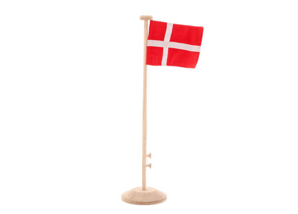 Flagstang DK 40 cm Natur Eg - 4 stk