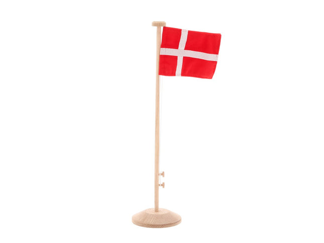 Flagstang DK 40 cm Natur Eg - 4 stk