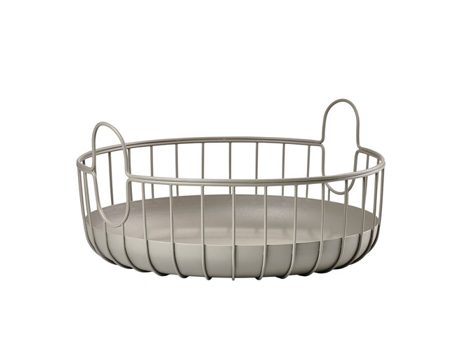Kurv Inu 38 x 18 cm Taupe - 4 stk