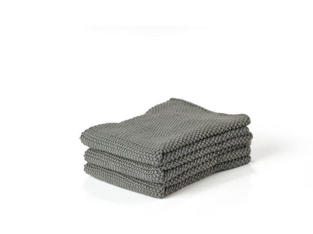 Karklud 3 stk. Olive green - 6 sæt