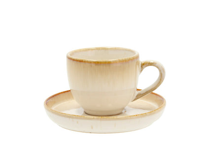 Espresso m/underkop 7 cl Creme - 6 stk