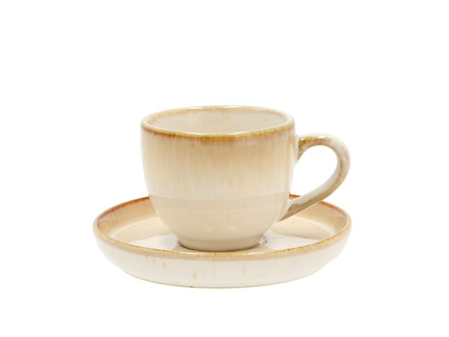 Espresso m/underkop 7 cl Creme - 6 stk