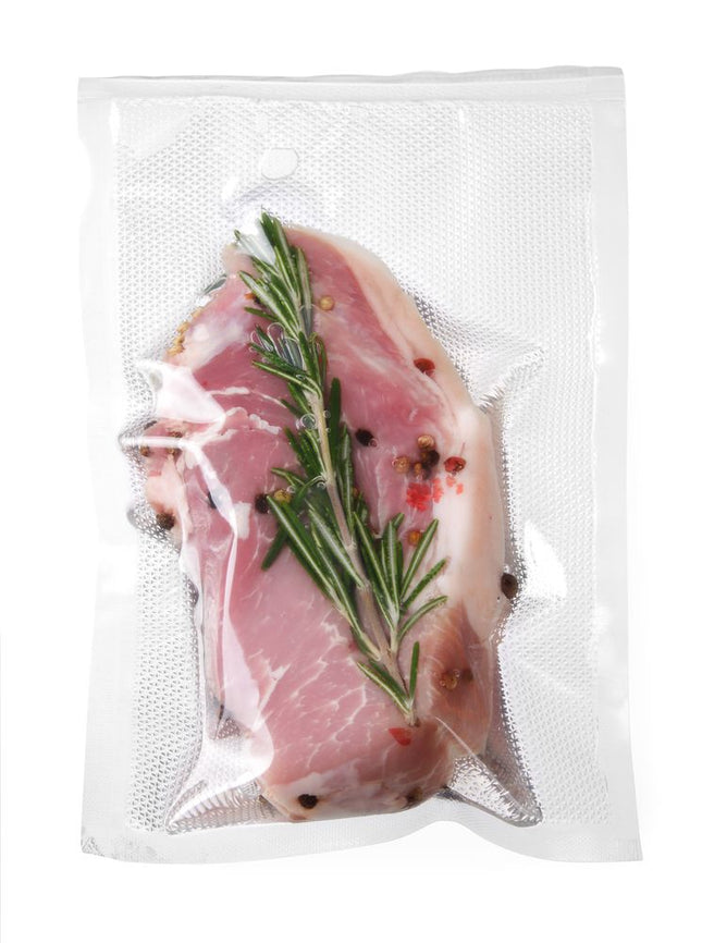 Prægede vakuumposer, HENDI, Riflet emballageposer, 100 pcs., 150x250mm