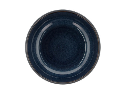 Poke-/ramenskål 18 cm Sort/Mørkblå Stentøj - 6 stk
