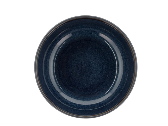 Poke-/ramenskål 18 cm Sort/Mørkblå Stentøj - 6 stk