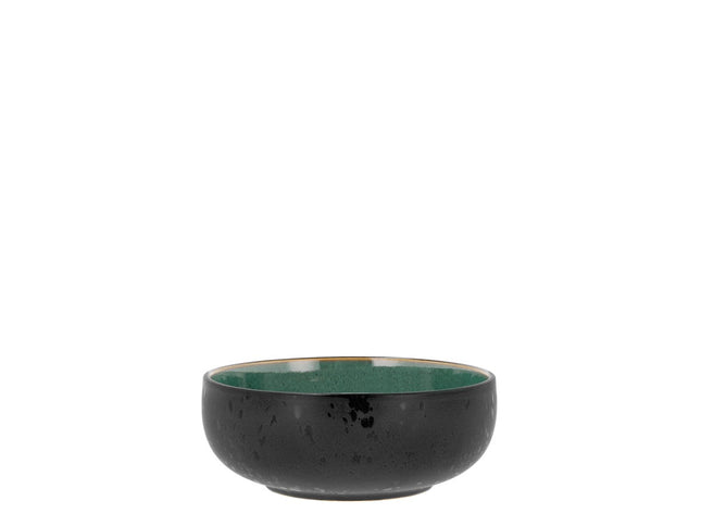Poke-/ramenskål 18 cm Sort/Grøn Stentøj - 6 stk