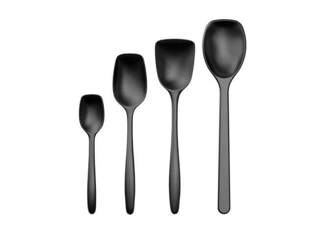 Grydeskesæt 4 dele Classic Carbon black - 4 sæt