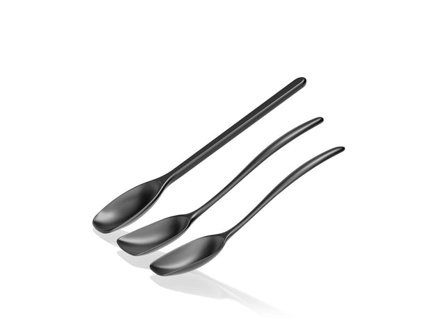 Grydeskesæt 3 dele Classic Carbon black - 5 sæt