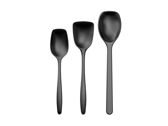 Grydeskesæt 3 dele Classic Carbon black - 5 sæt
