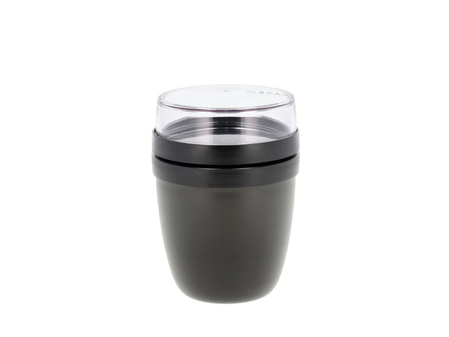 Frokostbæger mini Ellipse 300+120 ml Nordic black - 2 stk