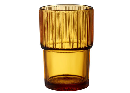 Caféglas Kusintha 38 cl 4 stk. Amber - 2 pakker