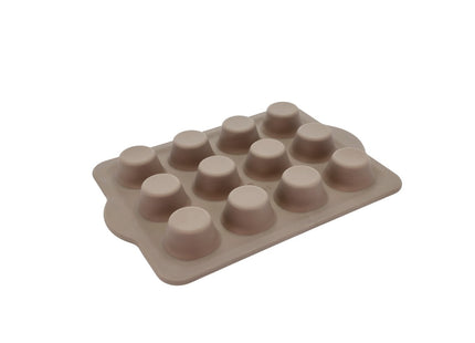 Muffinform til 12 stk. Latte Silikone - 6 stk