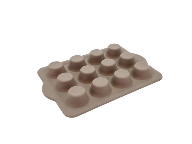 Muffinform til 12 stk. Latte Silikone - 6 stk