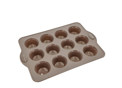 Muffinform til 12 stk. Latte Silikone - 6 stk