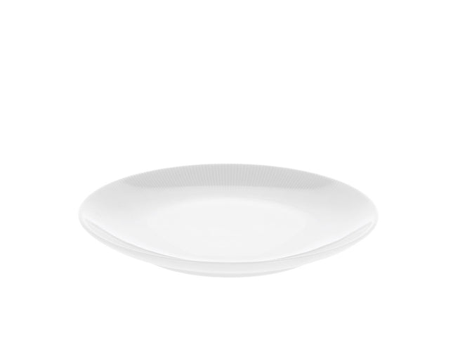 Tallerken flad Eventail 21 cm Hvid - 6 stk