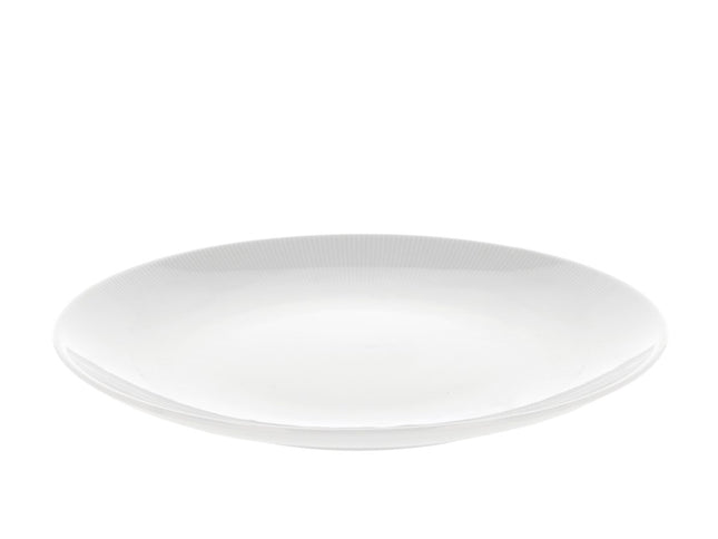 Tallerken flad Eventail 26,5 cm Hvid - 6 stk