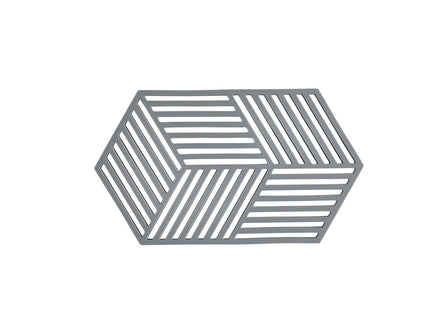 Bordskåner Hexagon Cool Grey L24 - 6 stk