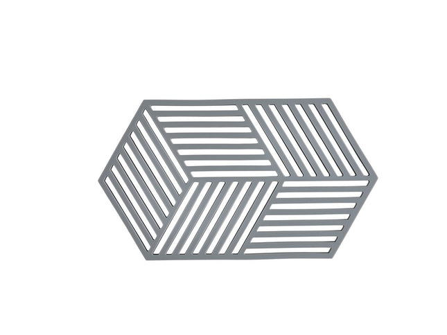 Bordskåner Hexagon Cool Grey L24 - 6 stk