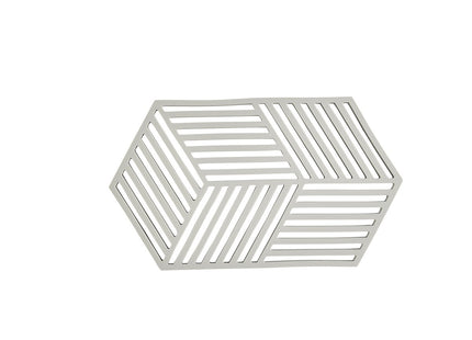 Bordskåner Hexagon Warm Grey L24 - 6 stk