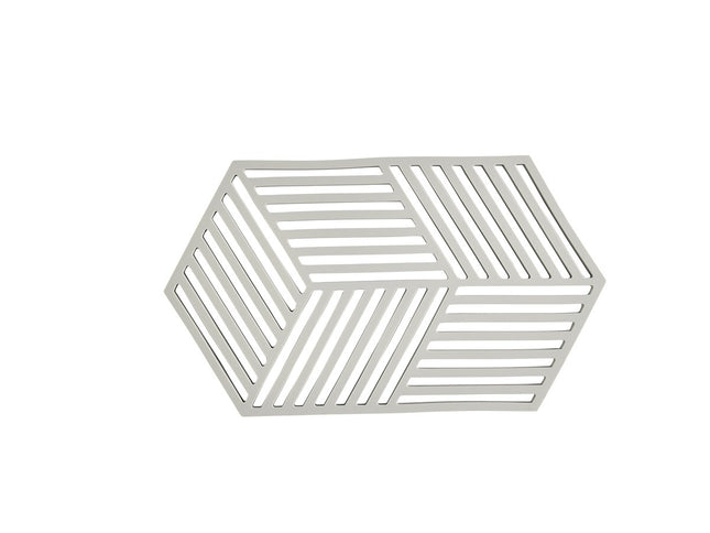 Bordskåner Hexagon Warm Grey L24 - 6 stk
