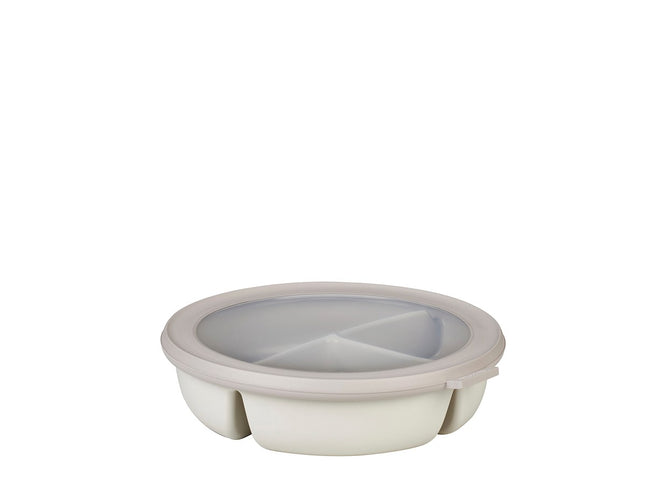 Skål m/låg trio Cirqula 22,5 x 6 cm Nordic white - 2 stk