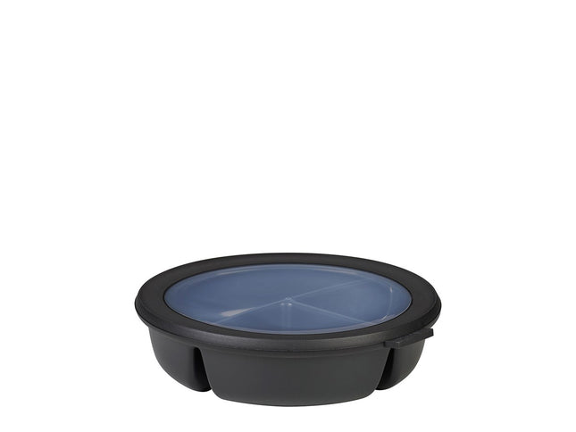 Skål m/låg trio Cirqula 22,5 x 6 cm Black - 2 stk