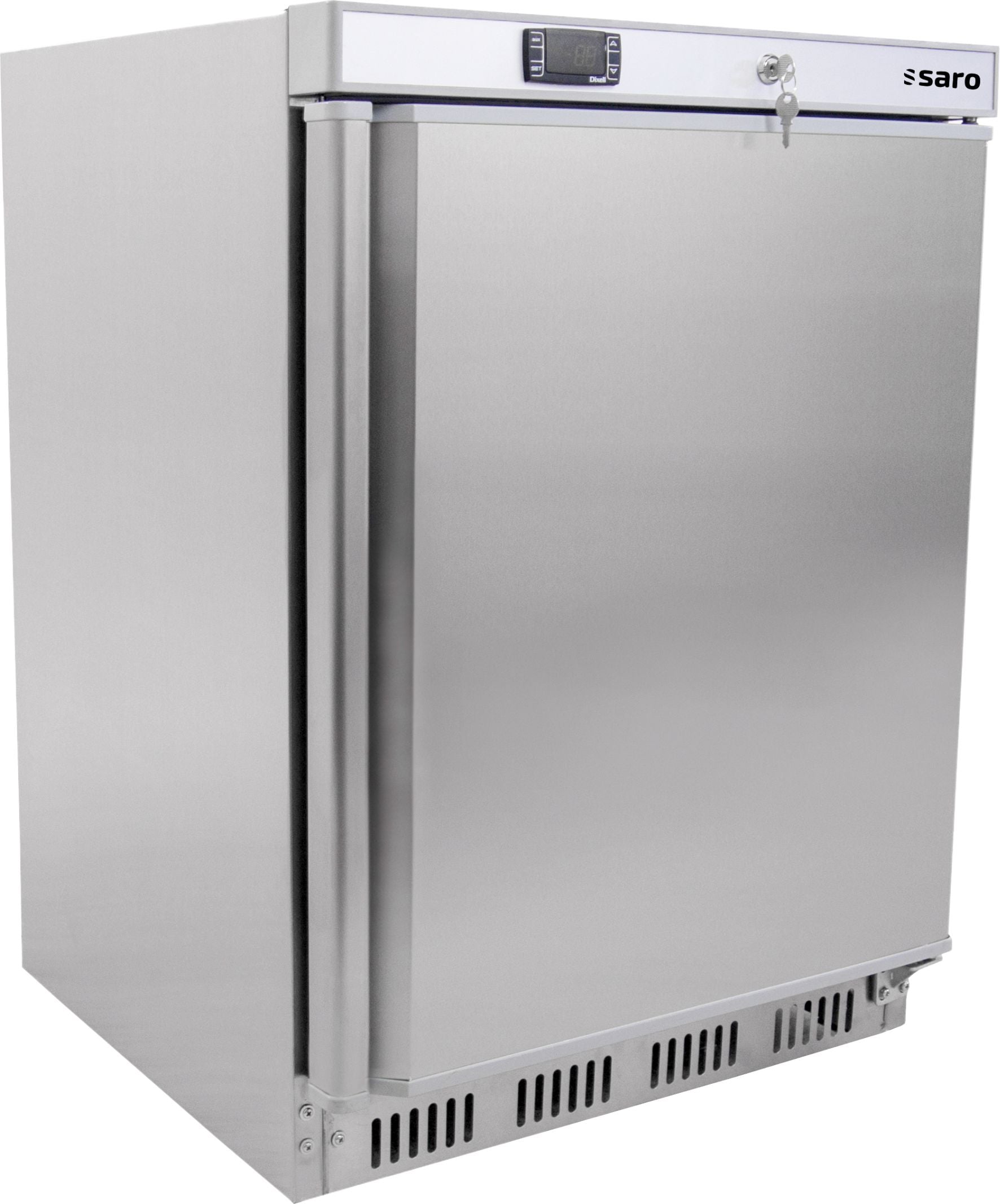SARO Opbevaringskøleskab - rustfrit stål, model HK 200 S/S