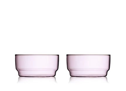 Skål Torino 12 cm 2 stk. Pink - 4 pakker
