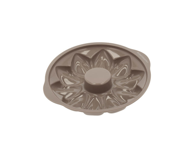 Mousseform Blomst Dia. 20 x 3,8 cm Latte Silikone - 6 stk