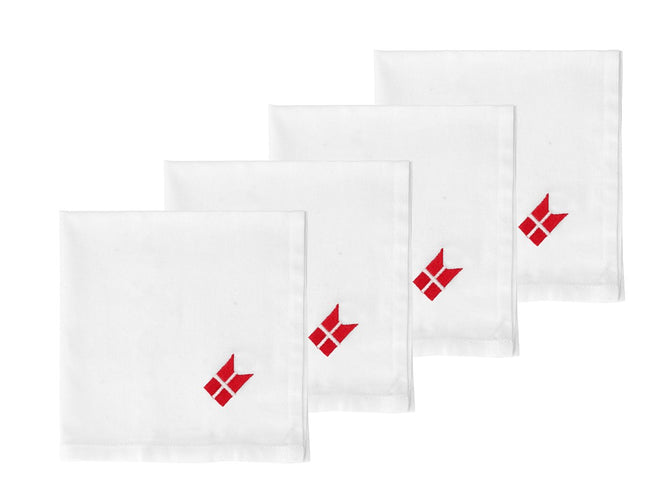 Stofservietter 40 x 40 cm Tillykke 4 stk. - 4 pakker