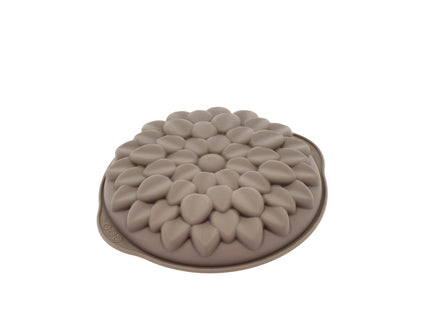 Mousseform Dahlia Dia. 20 x 3,8 cm Latte Silikone - 6 stk
