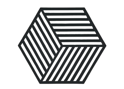 Bordskåner Hexagon Black - 12 stk