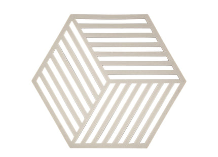 Bordskåner Hexagon Warm Grey - 12 stk