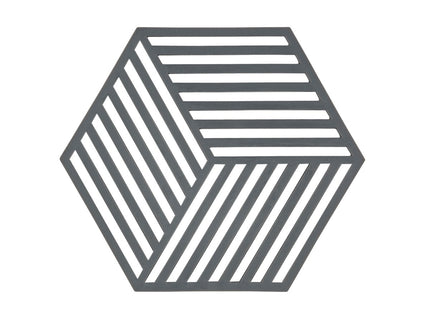 Bordskåner Hexagon Cool Grey - 12 stk