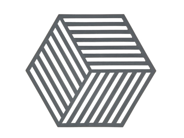 Bordskåner Hexagon Cool Grey - 12 stk