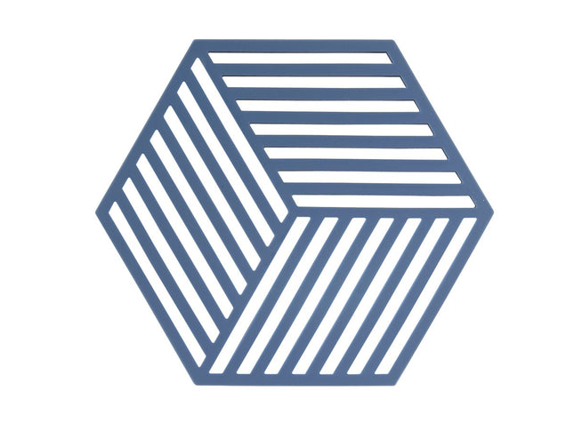 Bordskåner Hexagon Denim - 12 stk